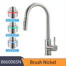 GobekUsa Black Single Handle Pull Out Kitchen Faucet Swivel 360 Degree Water Mixer Tap