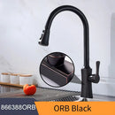 GobekUsa Black Single Handle Pull Out Kitchen Faucet Swivel 360 Degree Water Mixer Tap