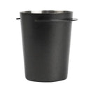Matte black & stainless steel espresso dosing cup kitchen coffee tool by Decorbites