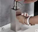 GobekUsa Black Stainless Steel Wall-Mounted Soap Dispenser