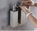 GobekUsa Black Stainless Steel Wall-Mounted Soap Dispenser