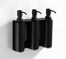 GobekUsa Black Stainless Steel Wall-Mounted Soap Dispenser
