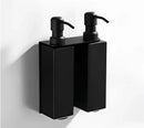 GobekUsa Black Stainless Steel Wall-Mounted Soap Dispenser