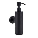 GobekUsa Black Stainless Steel Wall-Mounted Soap Dispenser