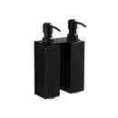GobekUsa Black Stainless Steel Wall-Mounted Soap Dispenser