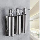 GobekUsa Black Stainless Steel Wall-Mounted Soap Dispenser