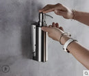 GobekUsa Black Stainless Steel Wall-Mounted Soap Dispenser