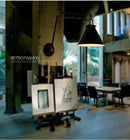 GobekUsa Black Umbrella Lampshade Adjustable Wall Lights for Cafe, Study & Living Room