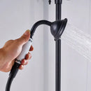 GobekUsa Dual Handle Shower Faucet Set with 8" Rainfall Head and Handshower