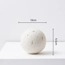 GobekUsa Geometric Spherical Ceramic Ornaments Moon Home Decoration Accessory