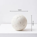 GobekUsa Geometric Spherical Ceramic Ornaments Moon Home Decoration Accessory