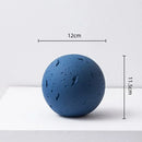 GobekUsa Geometric Spherical Ceramic Ornaments Moon Home Decoration Accessory