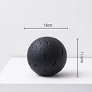 GobekUsa Geometric Spherical Ceramic Ornaments Moon Home Decoration Accessory