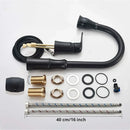 GobekUsa Brass Black Kitchen Faucet Pull Out Mixer Taps Hot/Cold Water Cranes