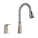 GobekUsa Brass Black Kitchen Faucet Pull Out Mixer Taps Hot/Cold Water Cranes