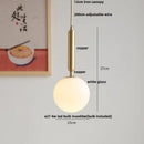 GobekUsa Ceramic Walnut Pendant Light with LED, Adjustable Hanging Lamp