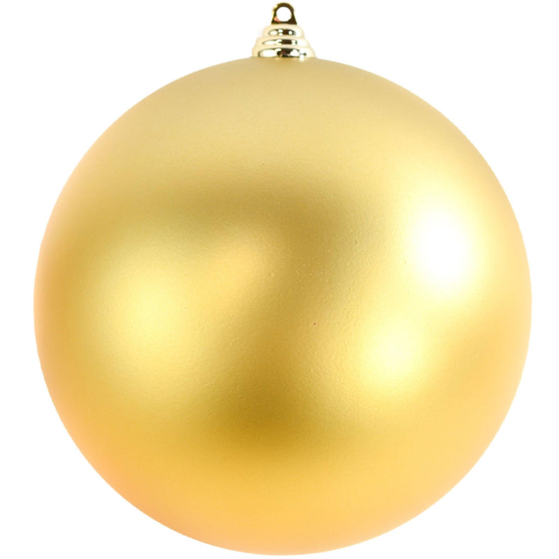 Matte Gold Ball Ornaments