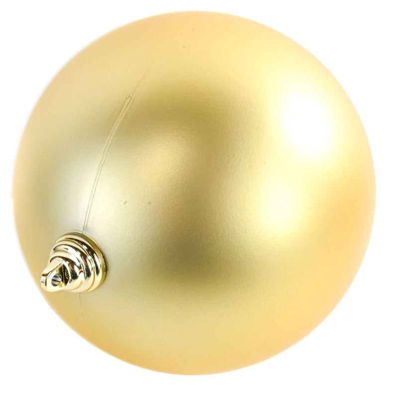 Matte Gold Ball Ornaments