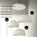 GobekUsa LED Wabi Sabi Chandelier: Modern Minimalist Pendant Light for Home, Dining, Living Room