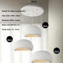 GobekUsa LED Wabi Sabi Chandelier: Modern Minimalist Pendant Light for Home, Dining, Living Room