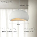 GobekUsa LED Wabi Sabi Chandelier: Modern Minimalist Pendant Light for Home, Dining, Living Room