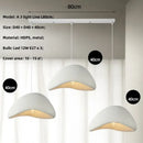 GobekUsa LED Wabi Sabi Chandelier: Modern Minimalist Pendant Light for Home, Dining, Living Room