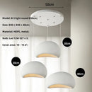 GobekUsa LED Wabi Sabi Chandelier: Modern Minimalist Pendant Light for Home, Dining, Living Room