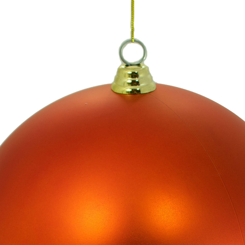 Matte Orange Ball Ornaments