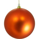 Matte Orange Ball Ornaments by Lee Display