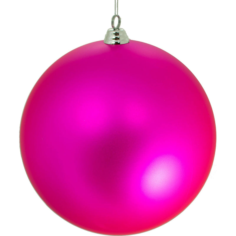 Matte Pink Ball Ornaments