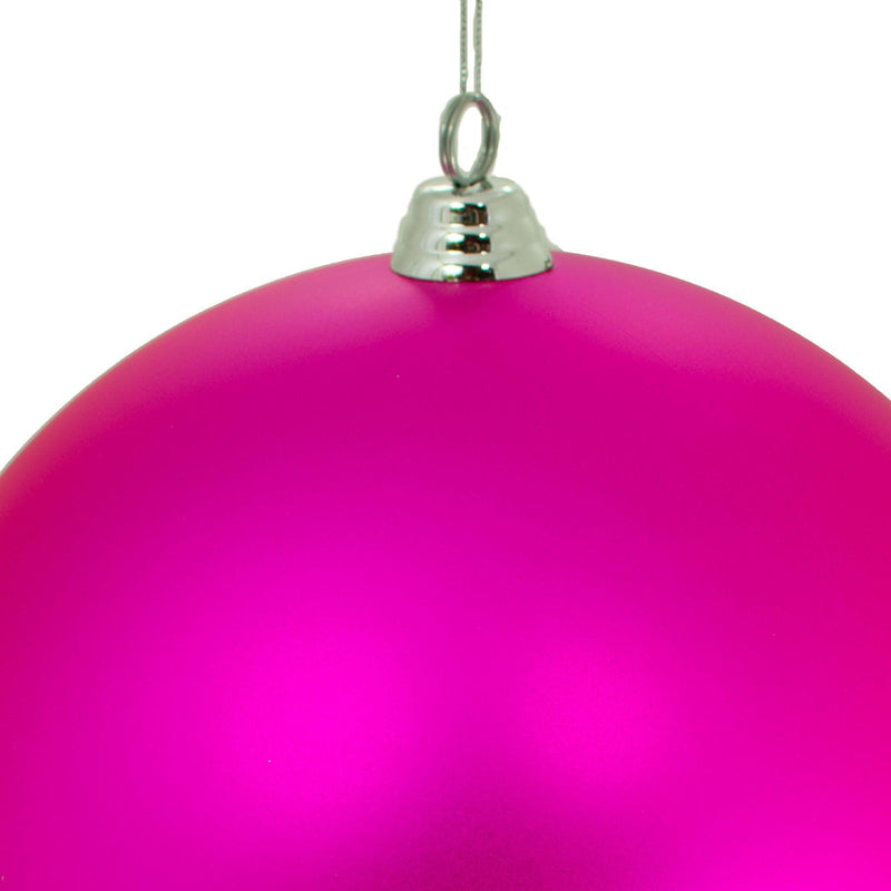 Matte Pink Ball Ornaments