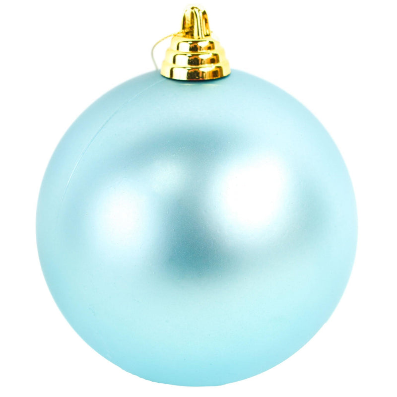 Matte Teal Ball Ornaments