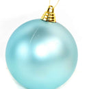 Matte Teal Ball Ornaments by Lee Display