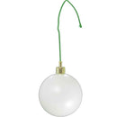 Matte White Ball Ornaments by Lee Display