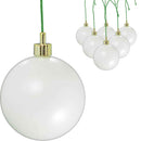 Matte White Ball Ornaments by Lee Display
