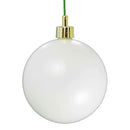 Matte White Ball Ornaments by Lee Display