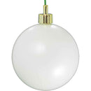 Matte White Ball Ornaments by Lee Display