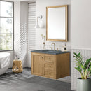 James Martin Laurent 36" Dual Mount Single Bathroom Vanity, Light Natural Oak