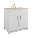 James Martin Bellshire 36" Single Bathroom Vanity, Bright White