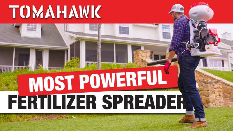 4 Gal Motorized Fertilizer Spreader Broadcast Lawn Seed Ice Melt Salt