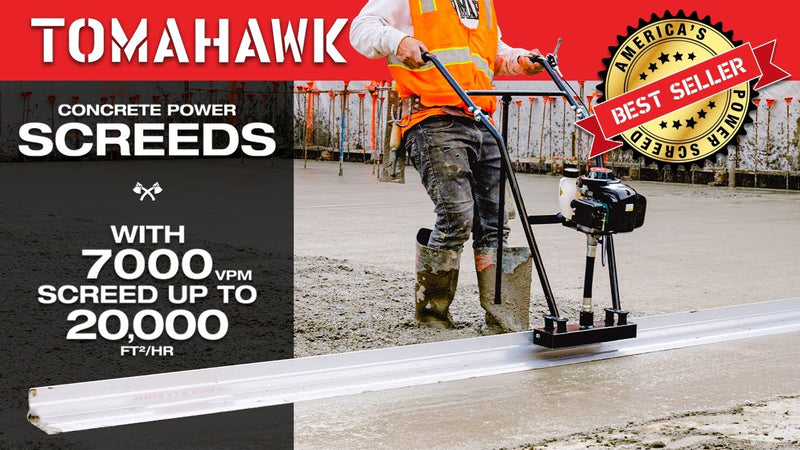 PRO Series Magnesium Power Screed Concrete Finishing Blade (Choose 4ft, 6ft, 8ft, 10ft, 12ft, 14ft, 16ft)