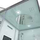 Maya Bath Platinum Arrezo Steam Shower With Rainfall Ceiling Shower (SAK75924) by SAKSBY WHOLESALE
