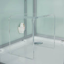 Maya Bath Platinum Arrezo Steam Shower With Rainfall Ceiling Shower (SAK75924) by SAKSBY WHOLESALE