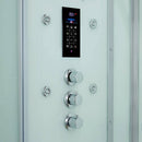 Maya Bath Platinum Arrezo Steam Shower With Rainfall Ceiling Shower (SAK75924) by SAKSBY WHOLESALE