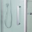 Maya Bath Platinum Arrezo Steam Shower With Rainfall Ceiling Shower (SAK75924) by SAKSBY WHOLESALE
