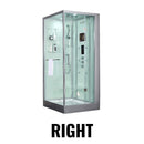 Maya Bath Platinum Arrezo Steam Shower With Rainfall Ceiling Shower (SAK75924) by SAKSBY WHOLESALE