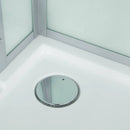 Maya Bath Platinum Arrezo Steam Shower With Rainfall Ceiling Shower (SAK75924) by SAKSBY WHOLESALE
