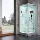 Maya Bath Platinum Arrezo Steam Shower With Rainfall Ceiling Shower (SAK75924) by SAKSBY WHOLESALE
