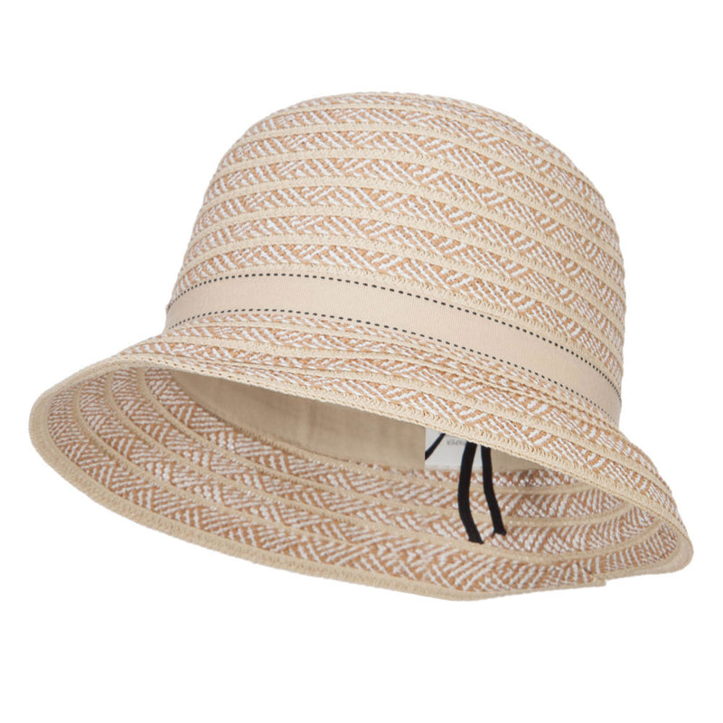 Women's Bow Toyo Braid Cloche