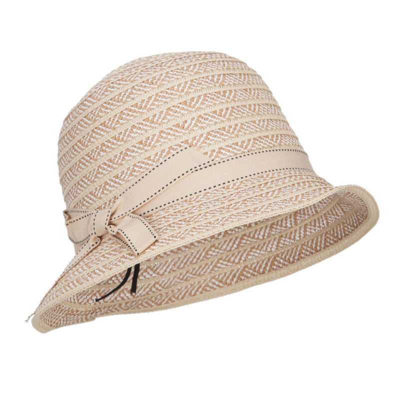 Women's Bow Toyo Braid Cloche